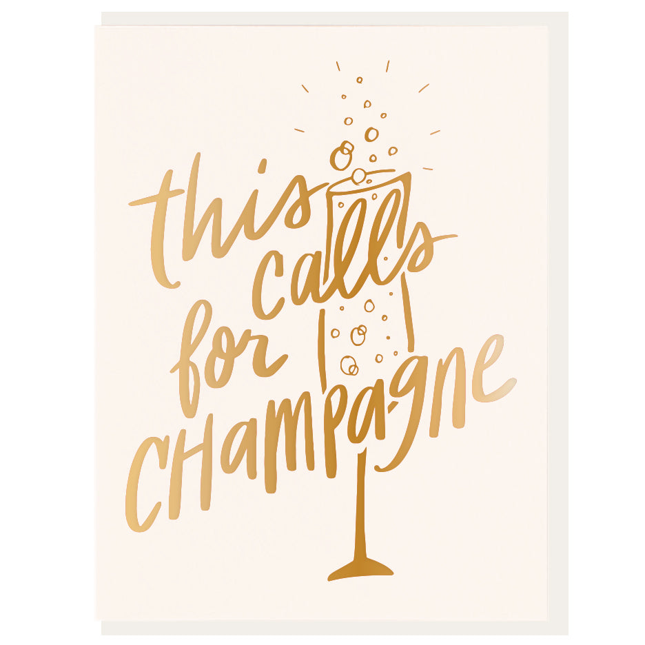 Champagne Card