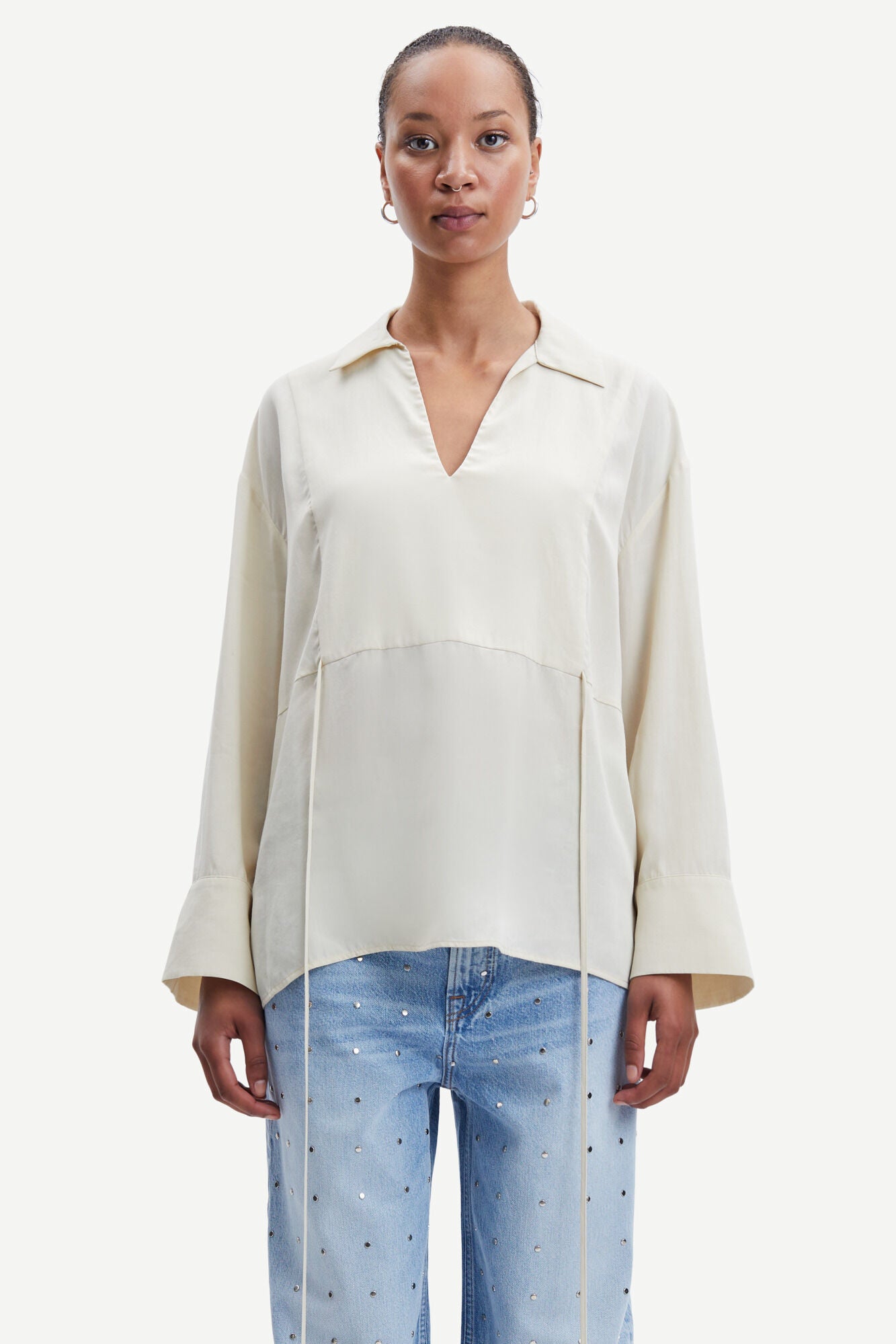 Emy Blouse | Brown Rice