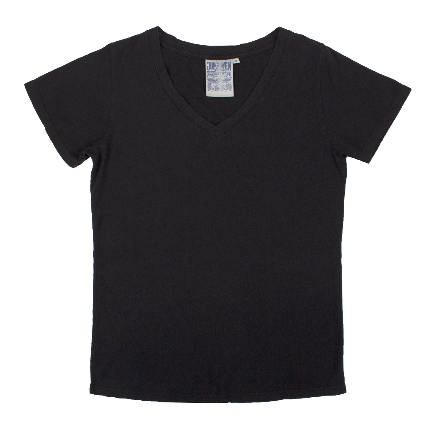 Paige V-Neck Tee | Black