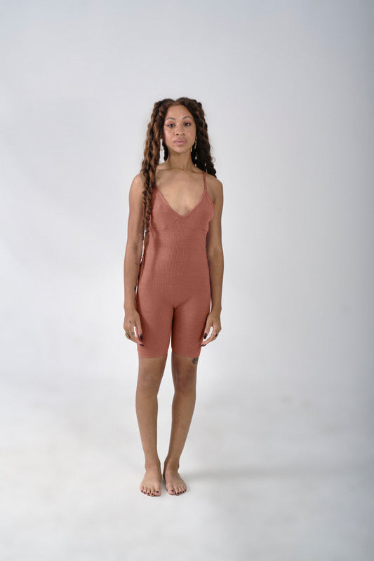 Yamel Bodysuit | Clay Rib