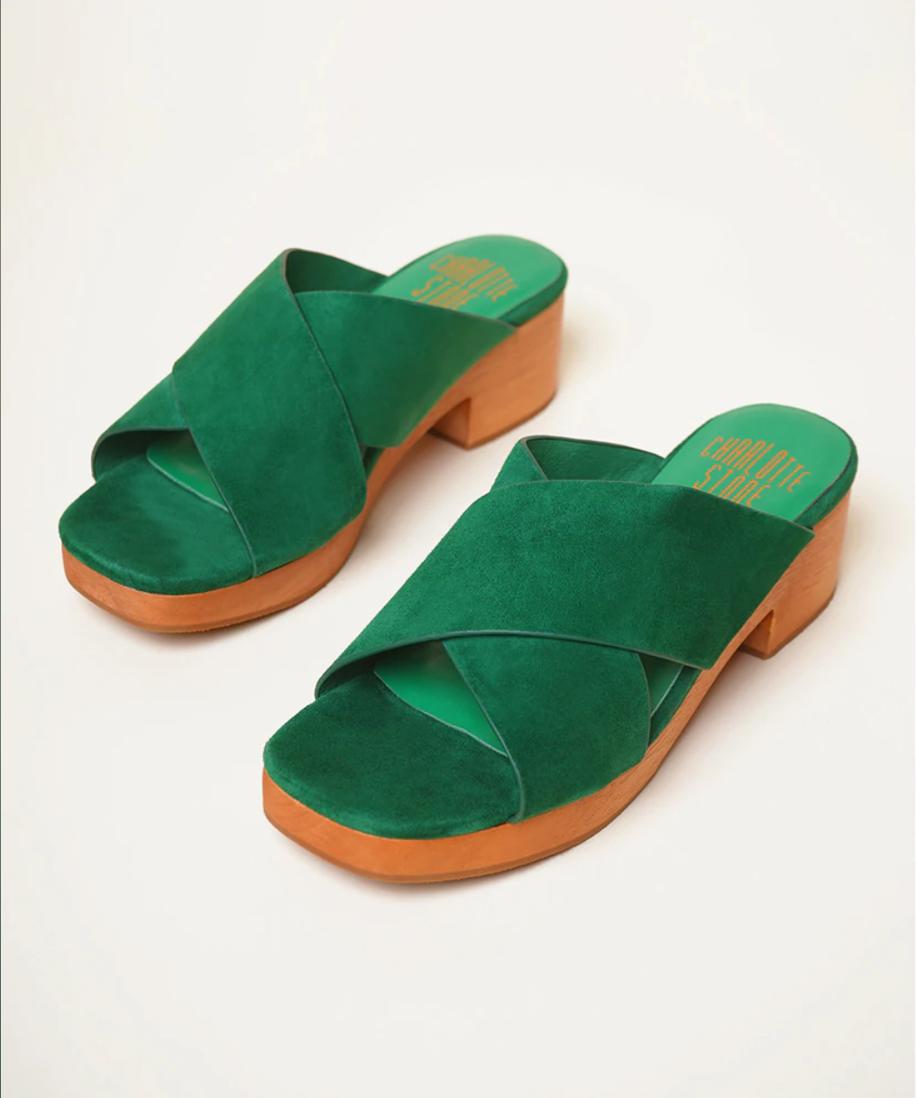 Amos Clog Sandal | Grass