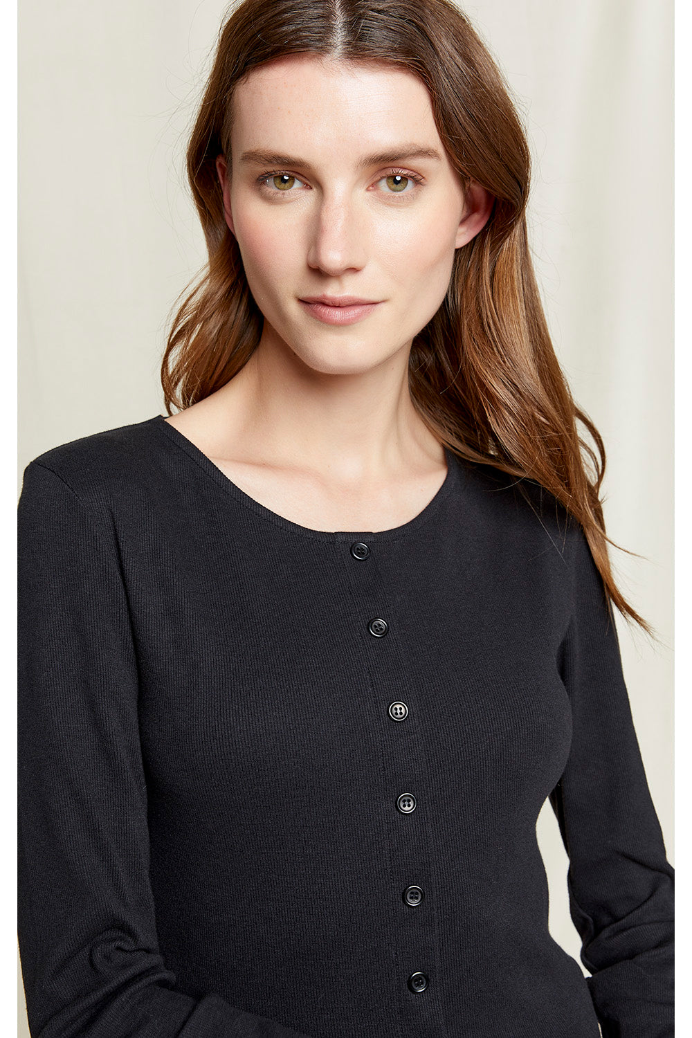 Edie Rib Top | Black