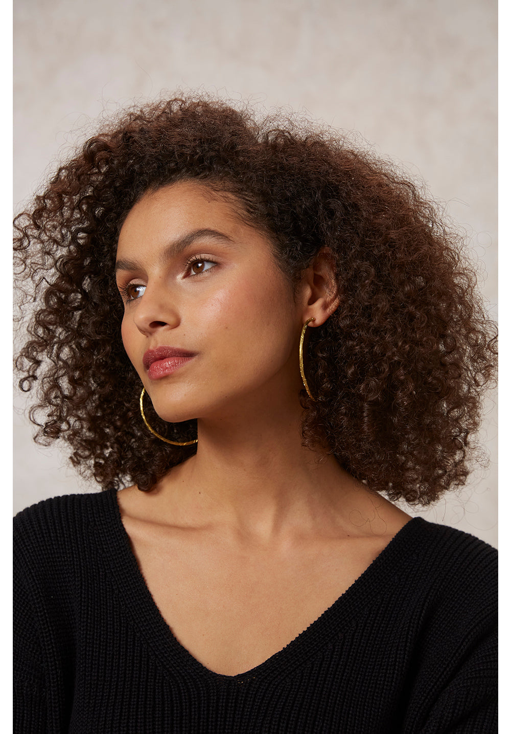 Large Hammered Hoops