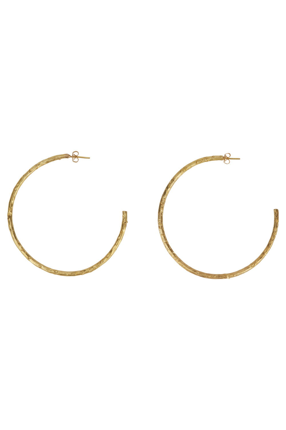 Large Hammered Hoops