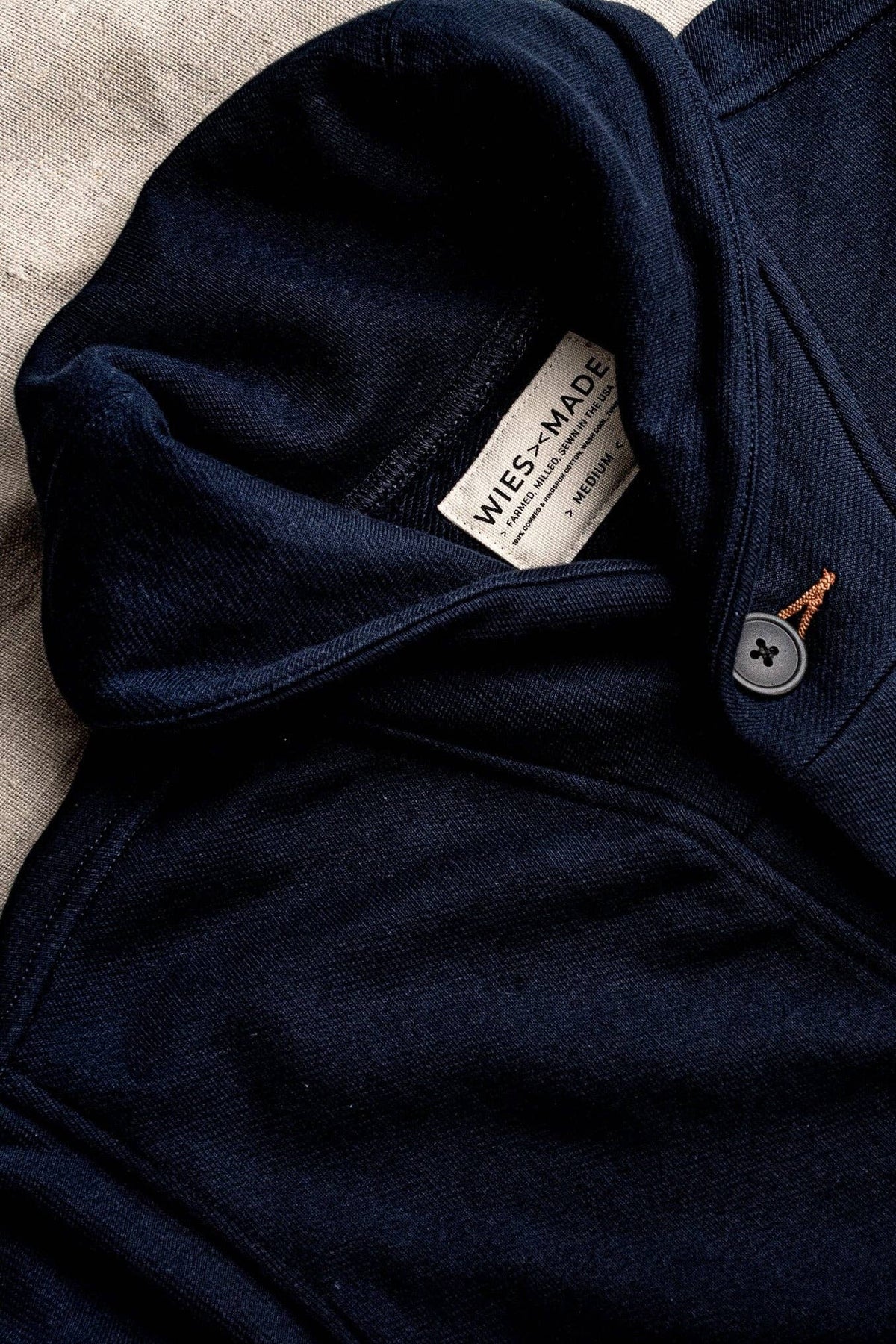 Bodega Cardigan | 100% Cotton | Navy
