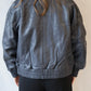 Sanula Leather Bomber | Asphalt