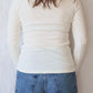 Whidbey Turtleneck| Washed White