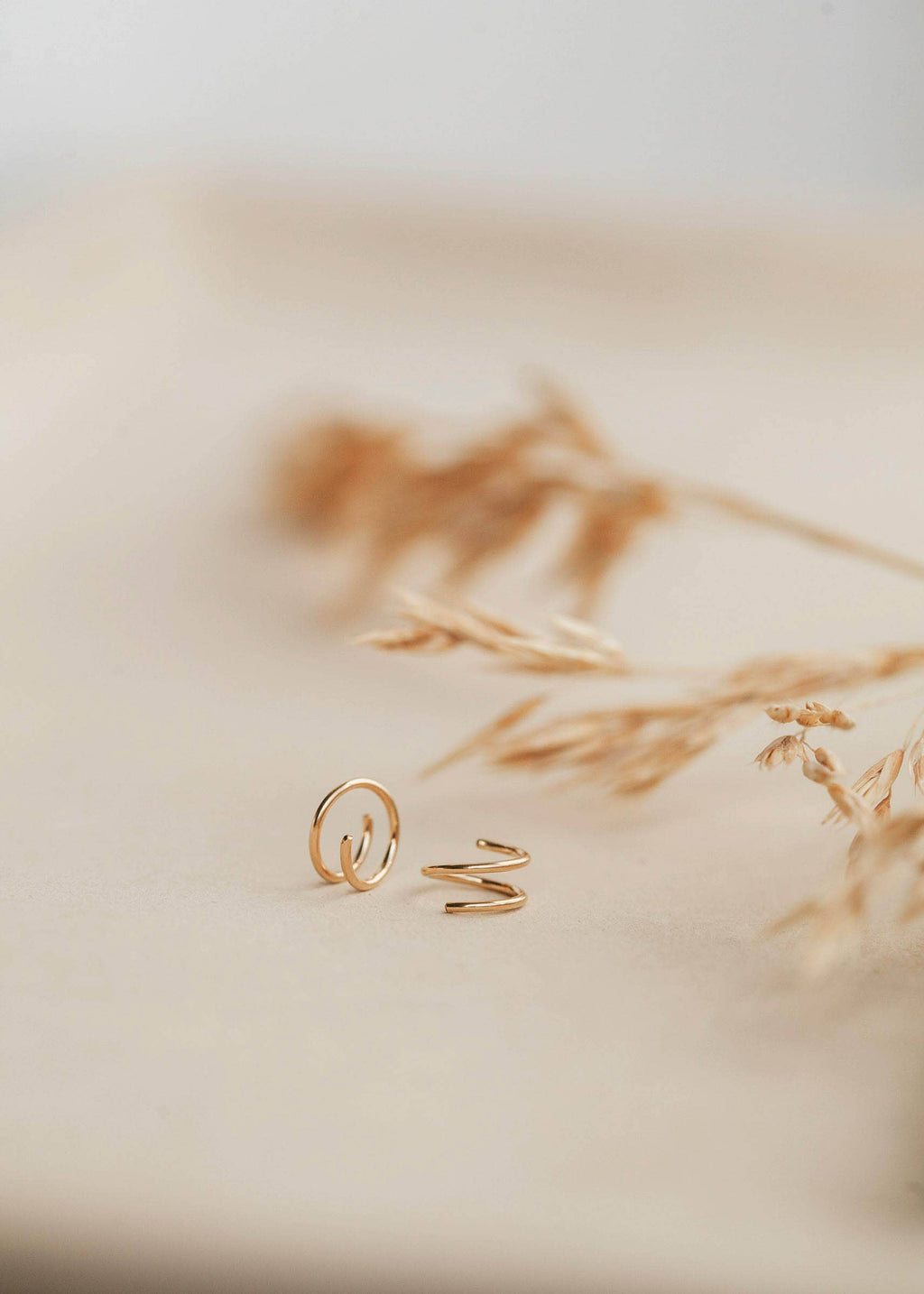 Tiny Twist Earrings | 14kt Gold Fill + Sterling Silver: Larger - 8MM / Classic