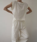 Everyday Top - Ivory Cotton: Off-White / 100% Organic Cotton