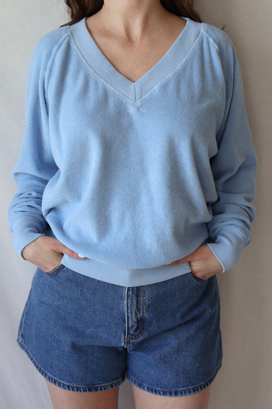 Sonny V-Neck Pullover | Sky Blue