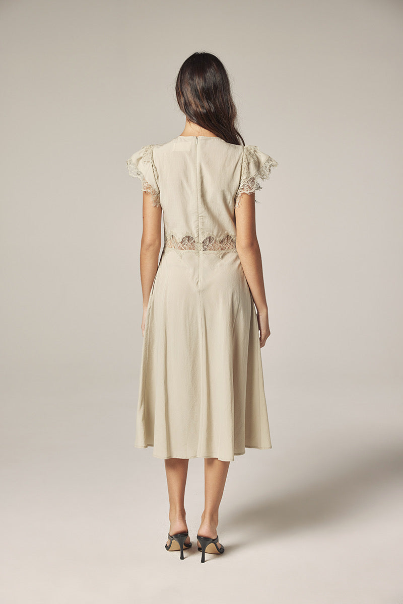 Lace Bias Dress | Ash