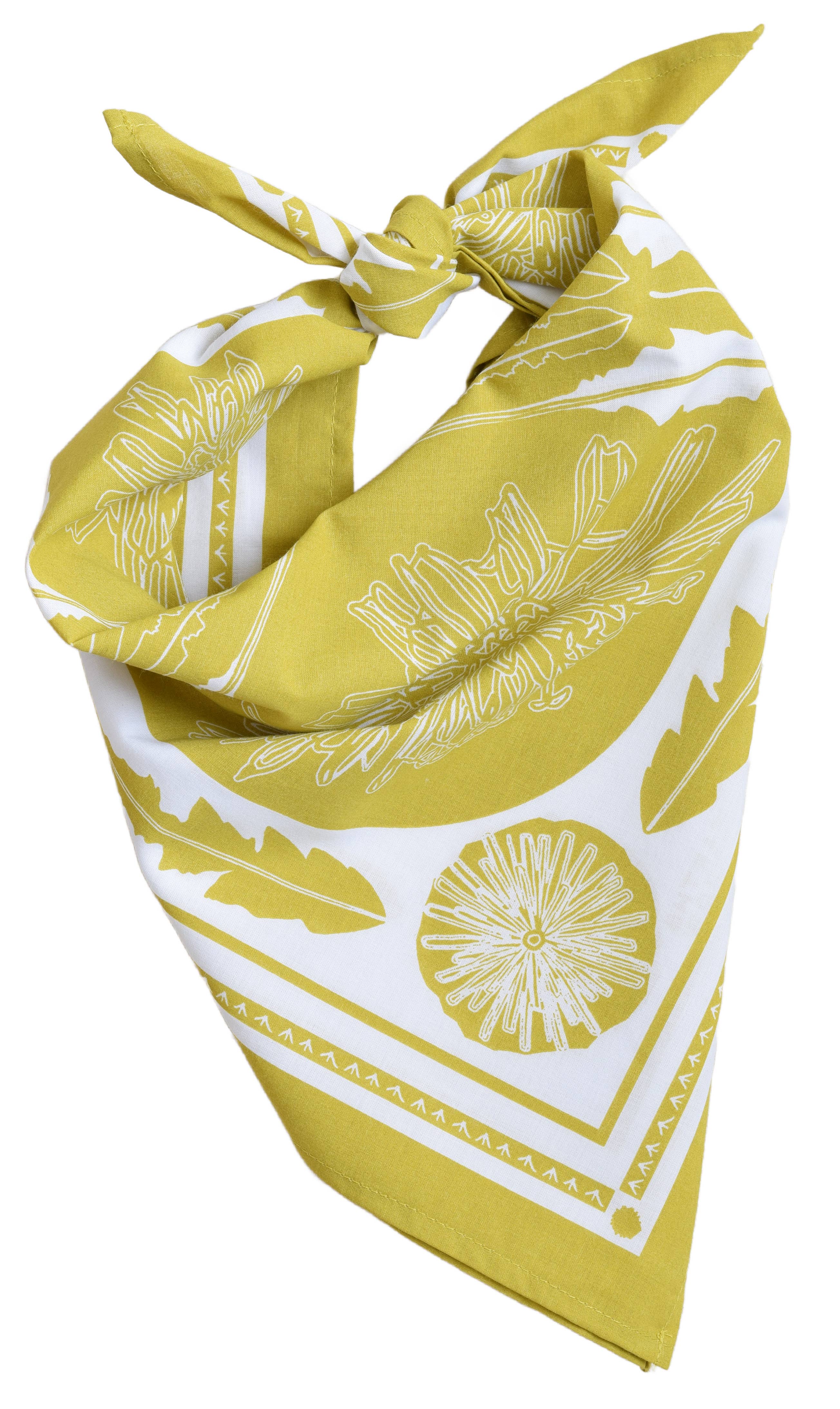 Dandelion Bandana | Mustard Yellow