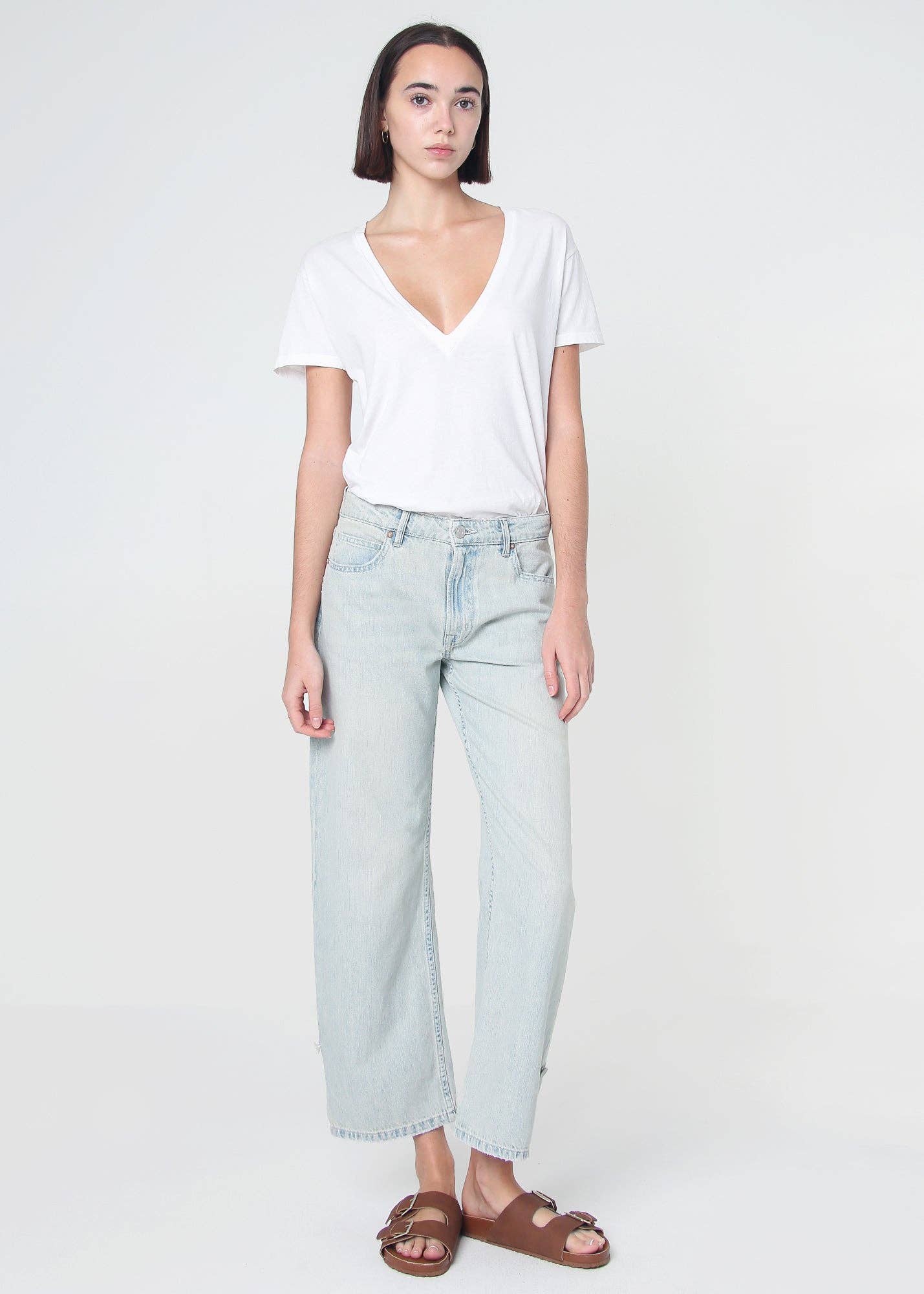 Nina Fold-Up Straight Jean - Cookeville