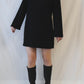 Anette Brushed Sweater Dress | True Black