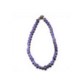 Flat Lavender Gemstone Beaded Necklace