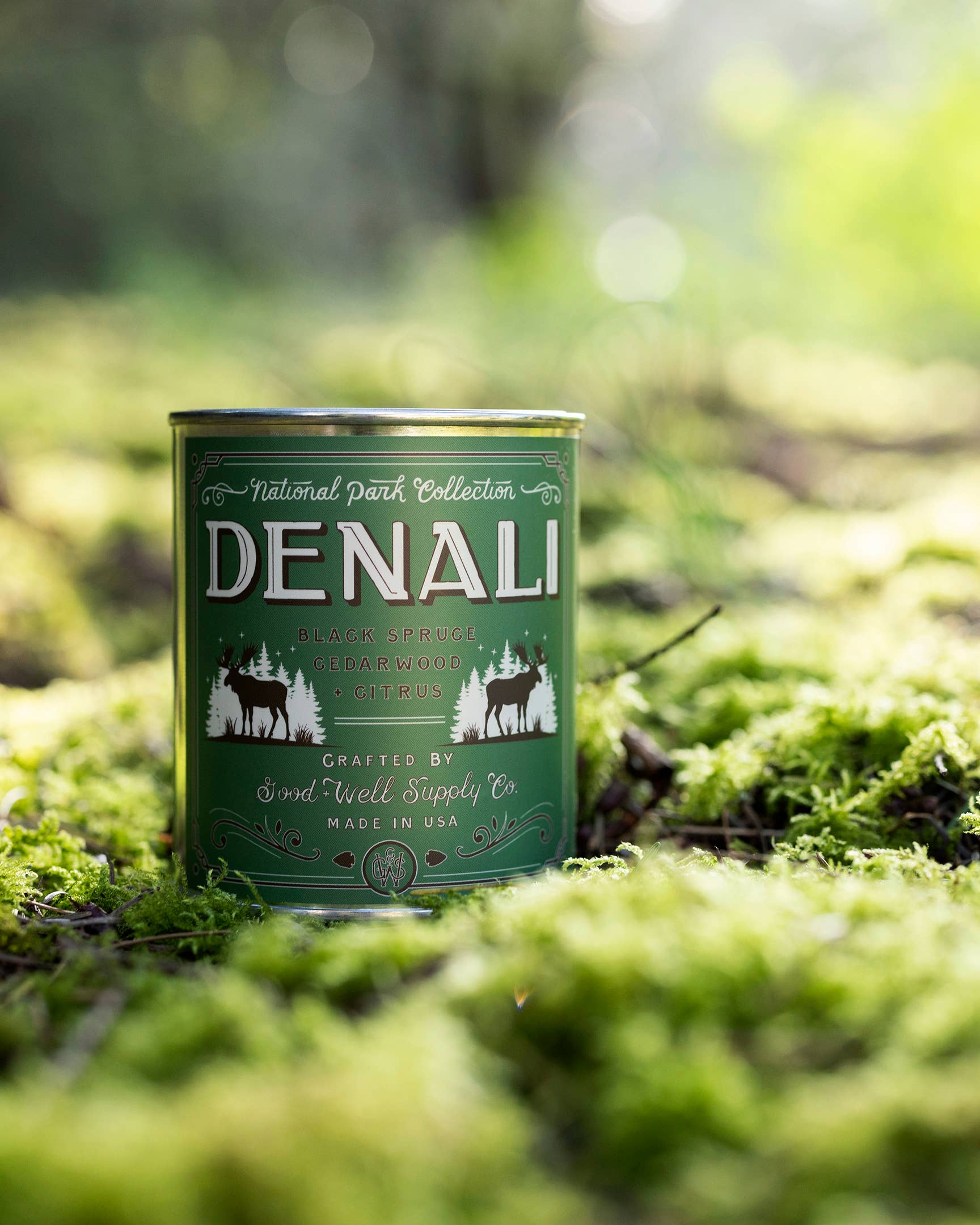 Denali National Park Candle: 1/2 Pint / Cotton Wick