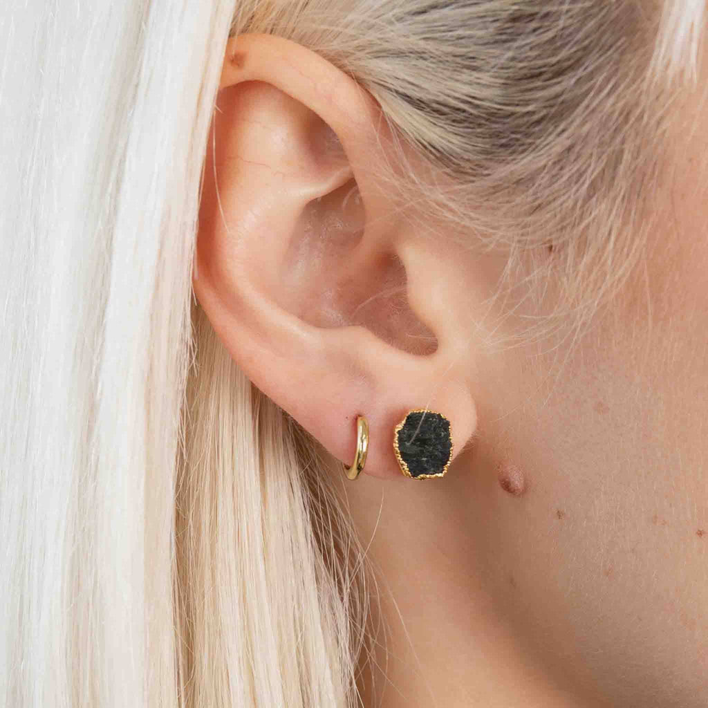 Margot Mini Huggie Hoop Earrings - Sterling