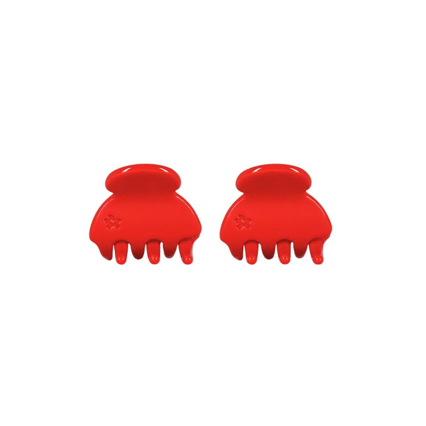 Baby Hair Claw Clip (Set of 2) — Candy Apple