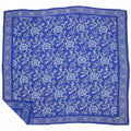 39" Batik Bandana | Blue Tendril