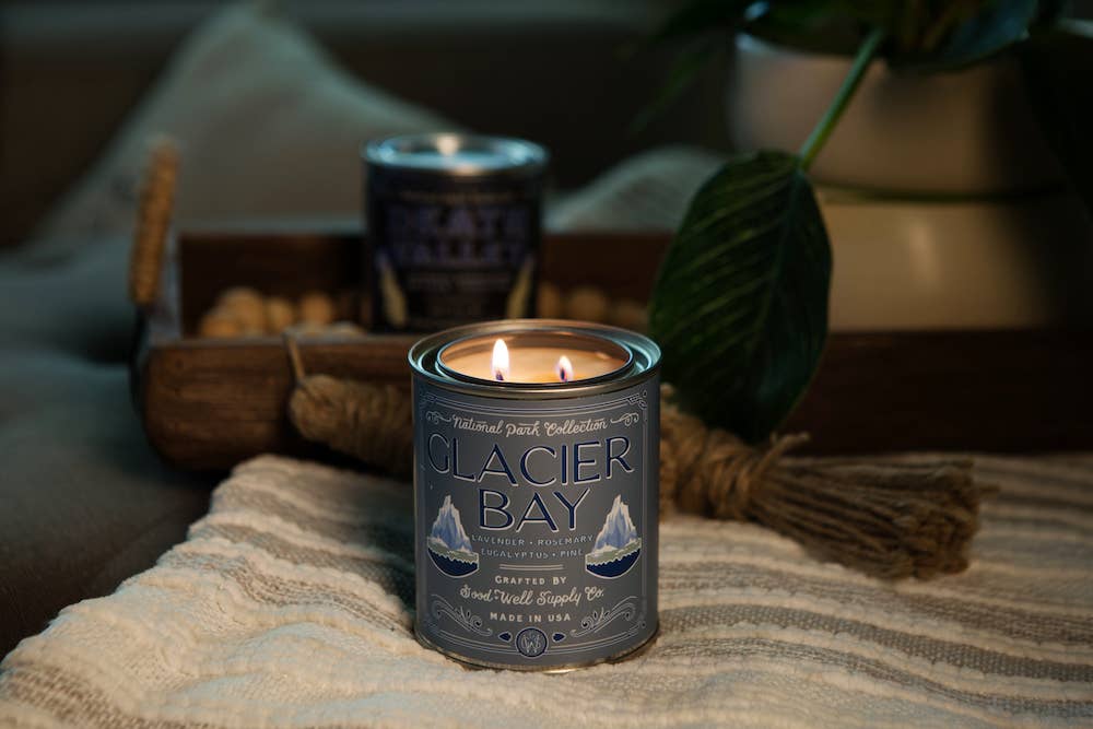 Glacier Bay National Park Candle: 1/2 Pint / Cotton Wick