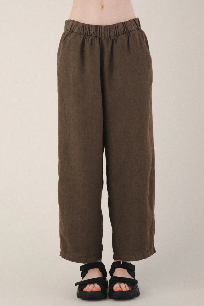 Linen Work Pant | Olive
