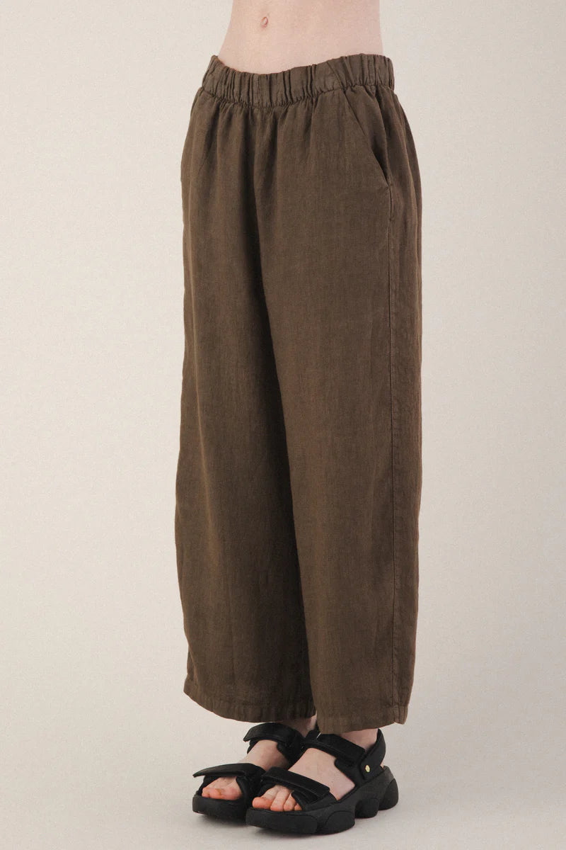 Linen Work Pant | Olive