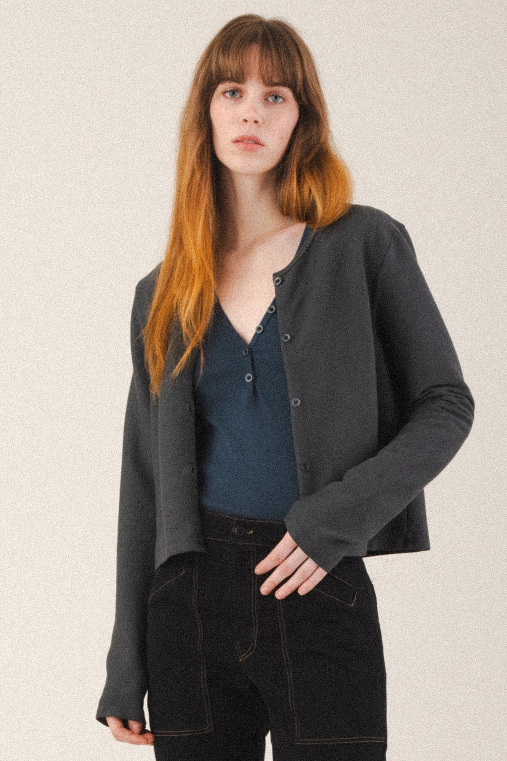 Surface Cardigan | Graphite