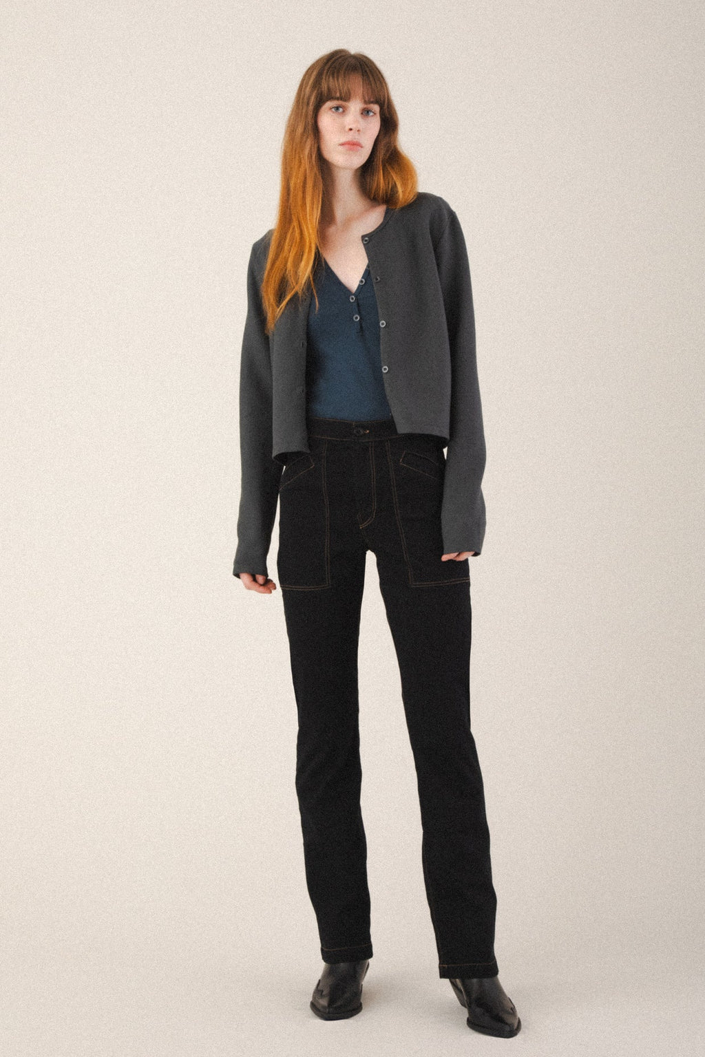 Surface Cardigan | Graphite