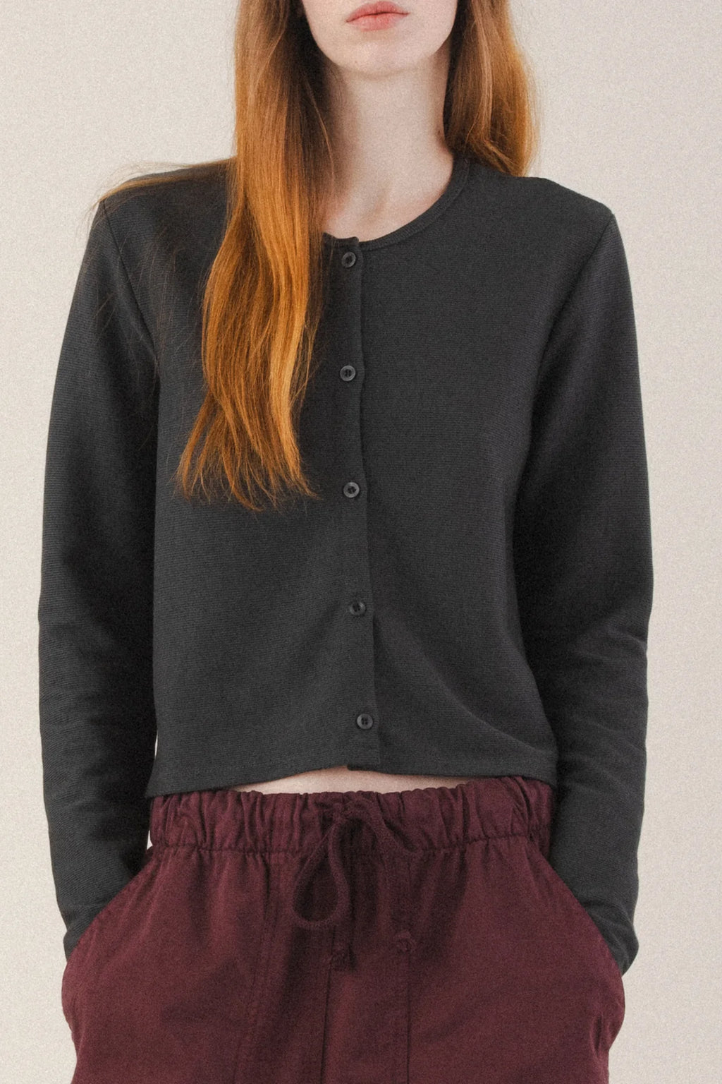 Surface Cardigan | Graphite