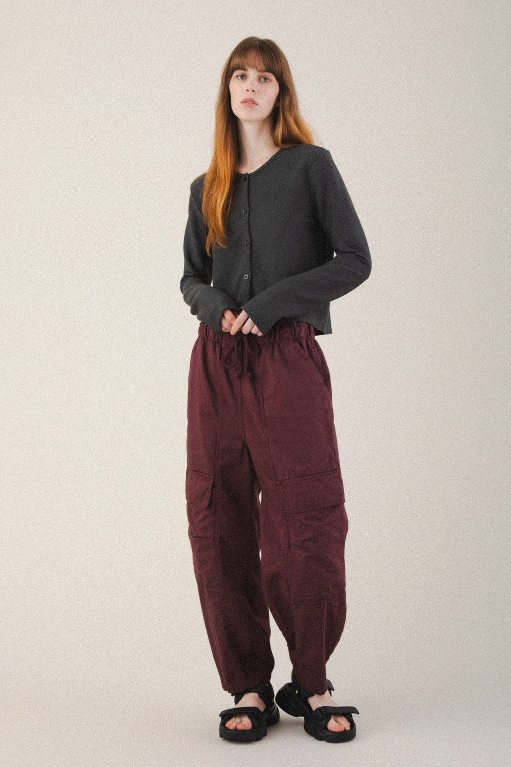 Surface Cardigan | Graphite