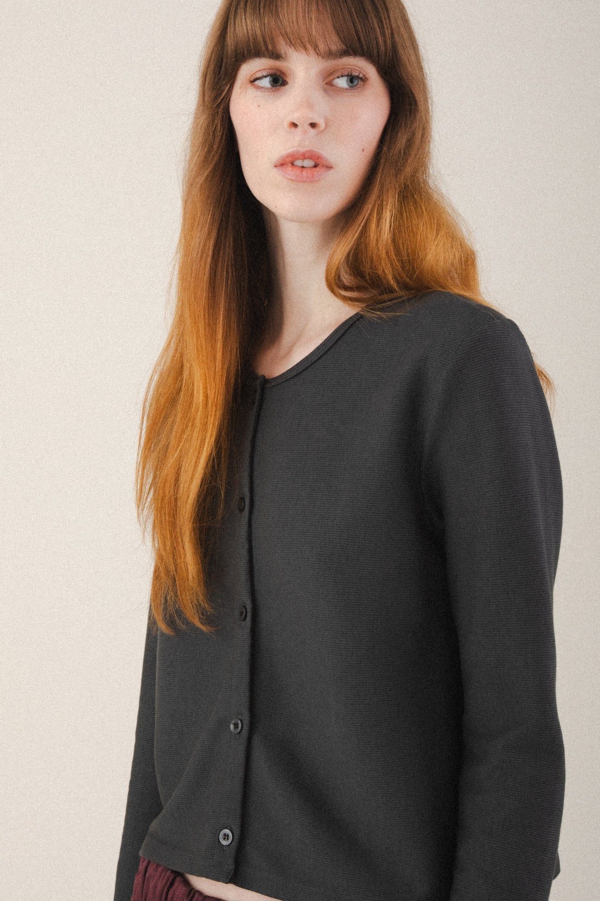 Surface Cardigan | Graphite