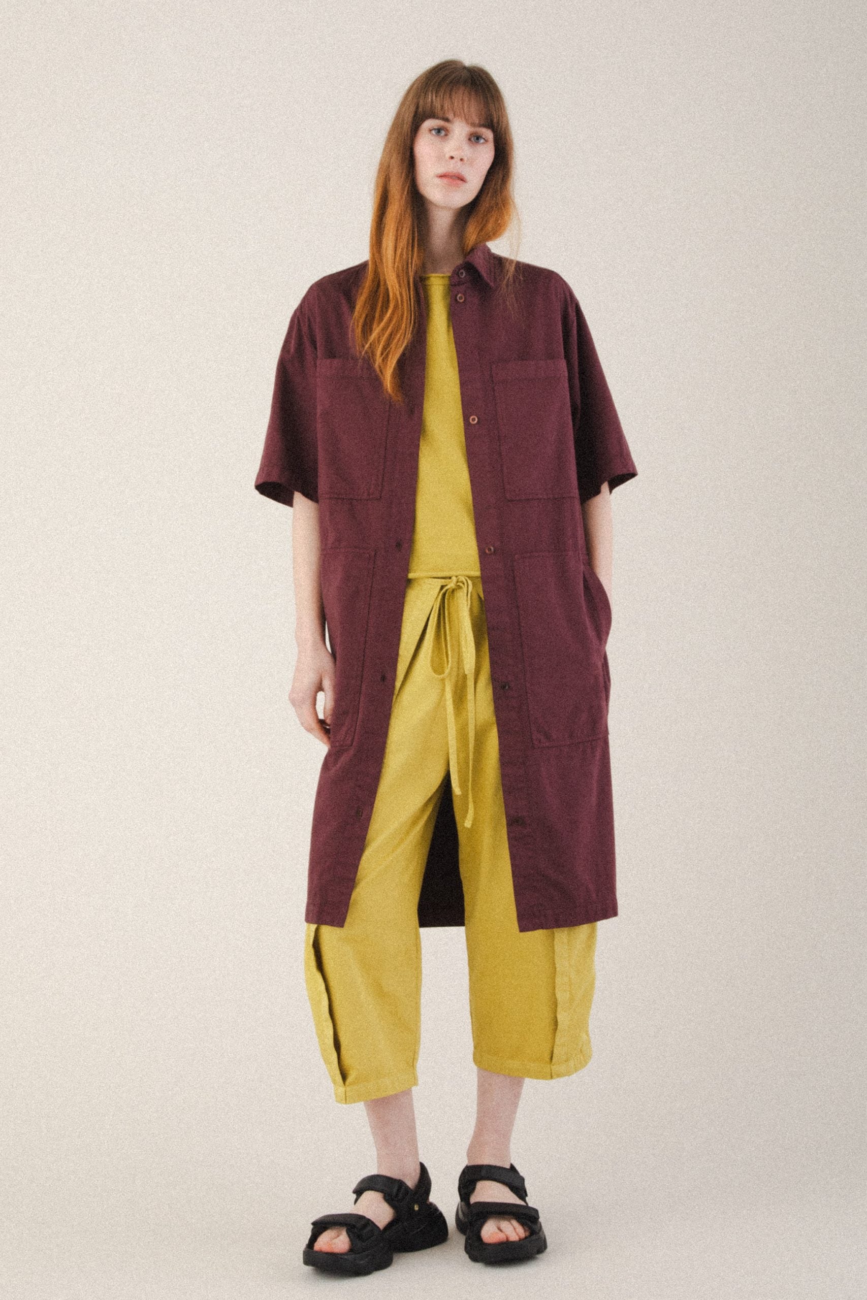 Quadrant Dress | Burgundy