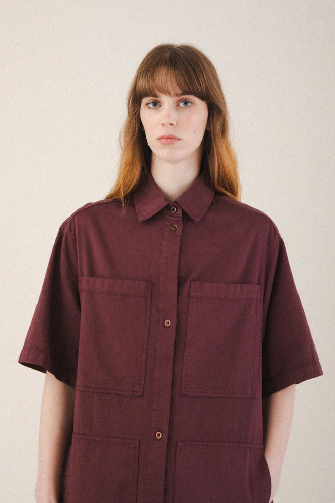 Quadrant Dress | Burgundy