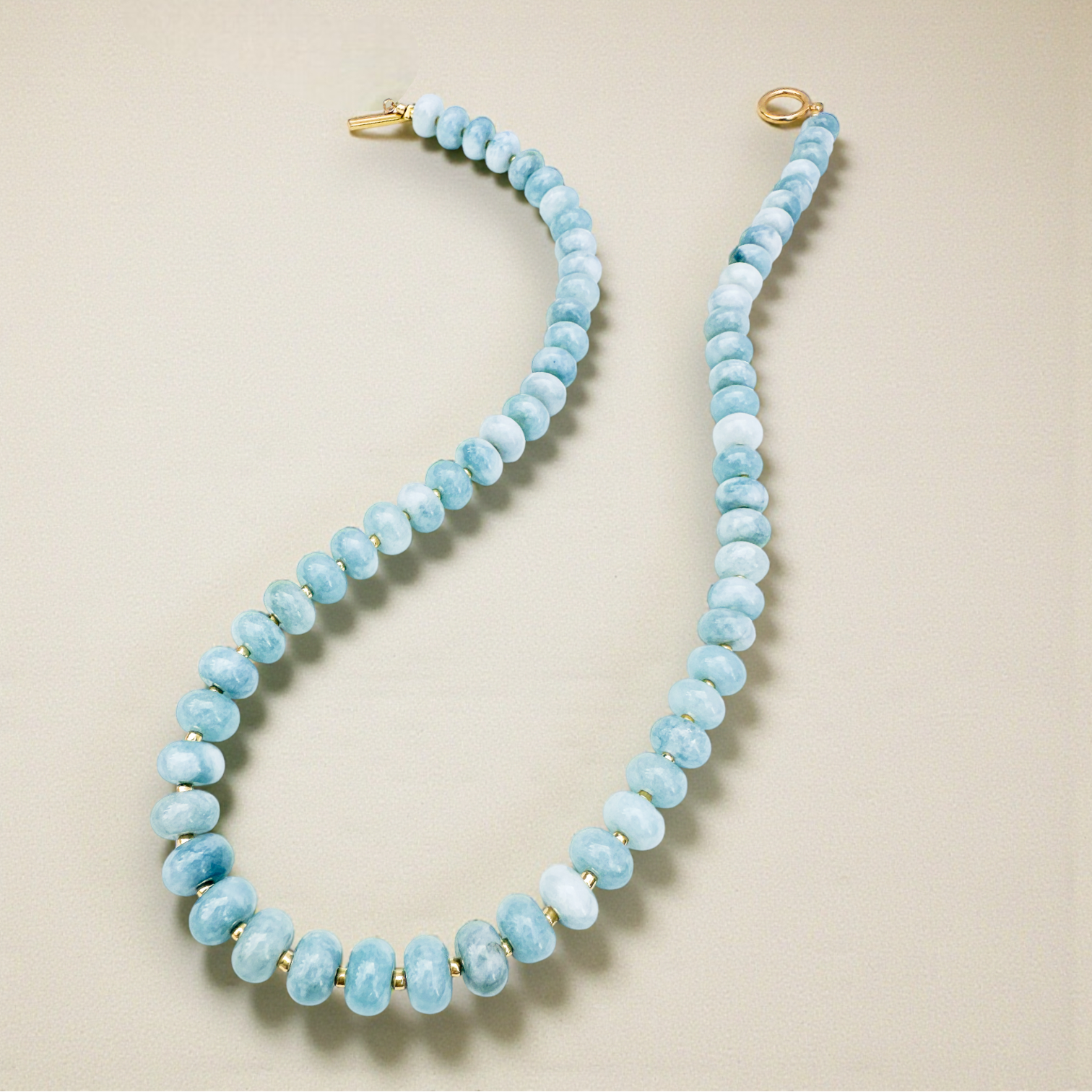Bold Gemstone Beaded Necklace Jasper