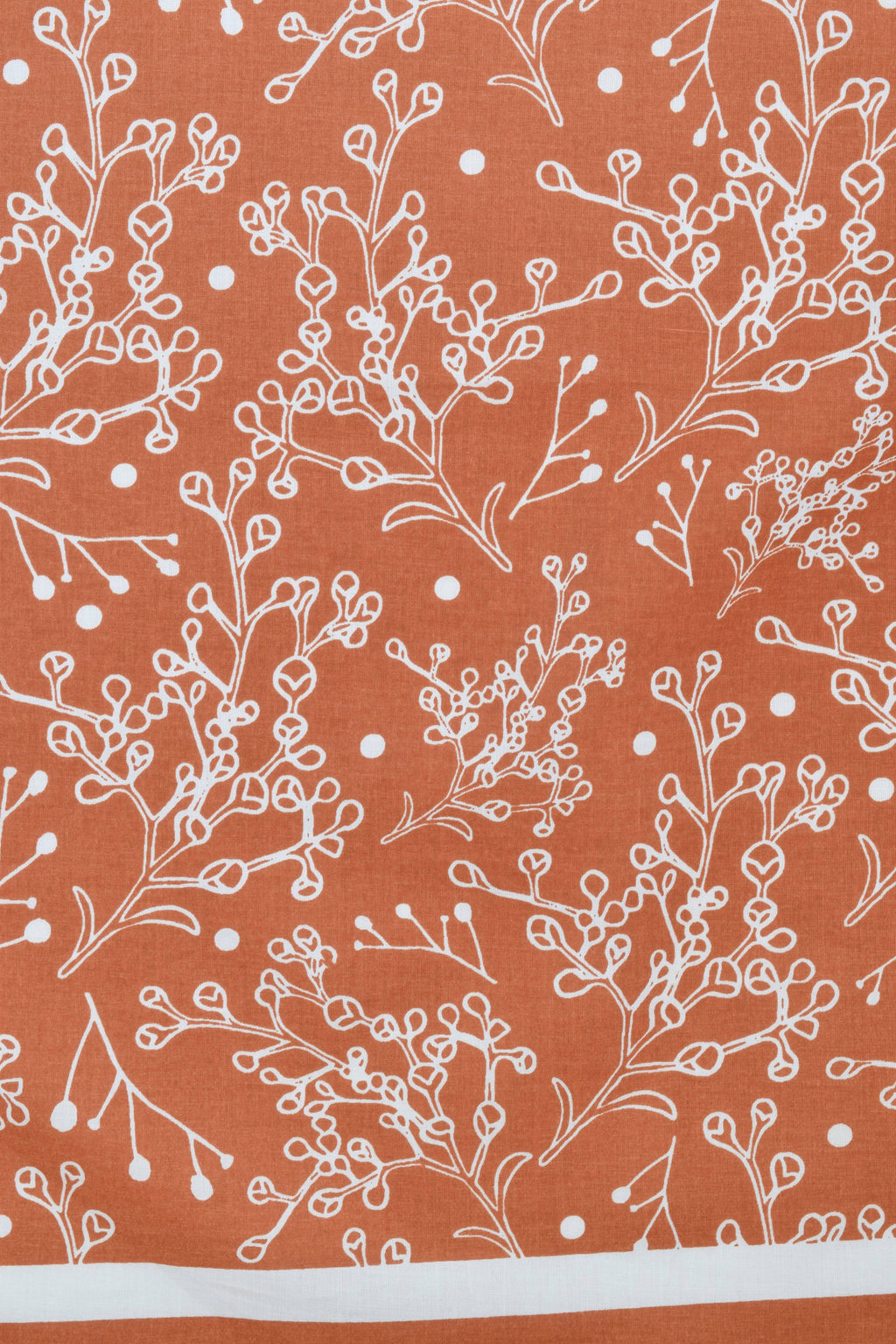 Baby's Breath Bandana - 100% Cotton - Burnt Orange