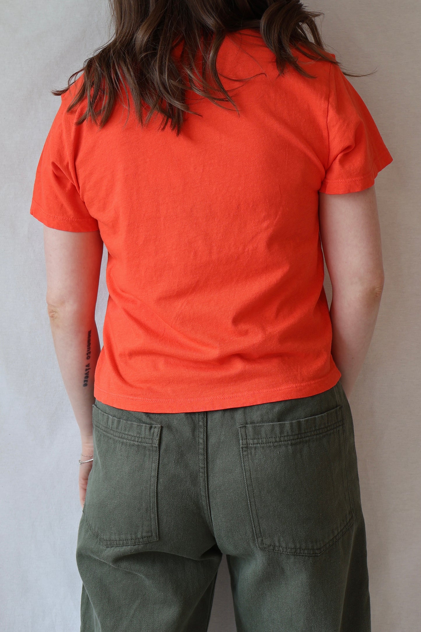 Cropped Ojai Tee | Poppy Red