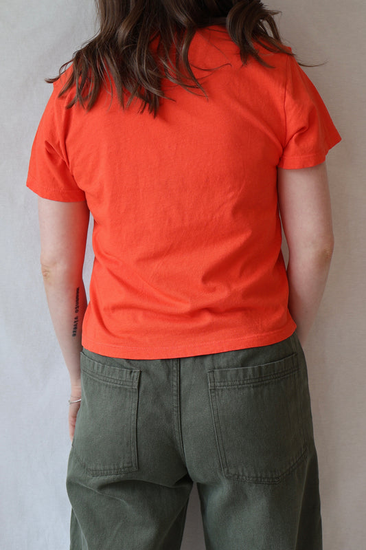 Cropped Ojai Tee | Poppy Red