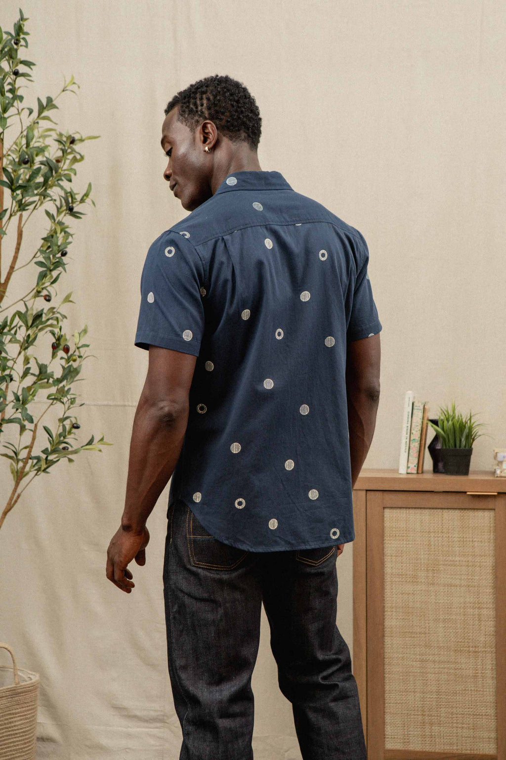 Emerson Slim Shirt / Lunar Polka: Lunar Polka