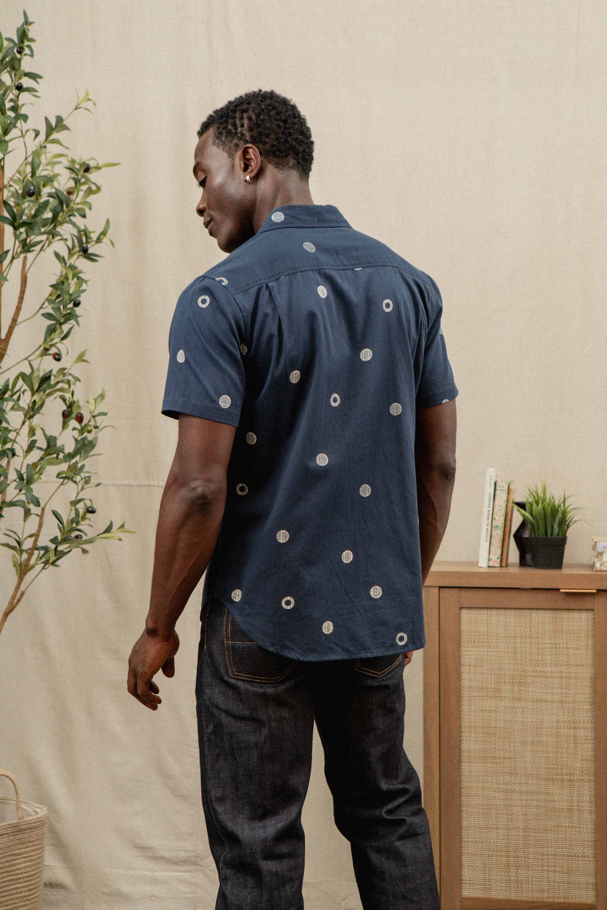 Emerson Slim Shirt / Lunar Polka: Lunar Polka