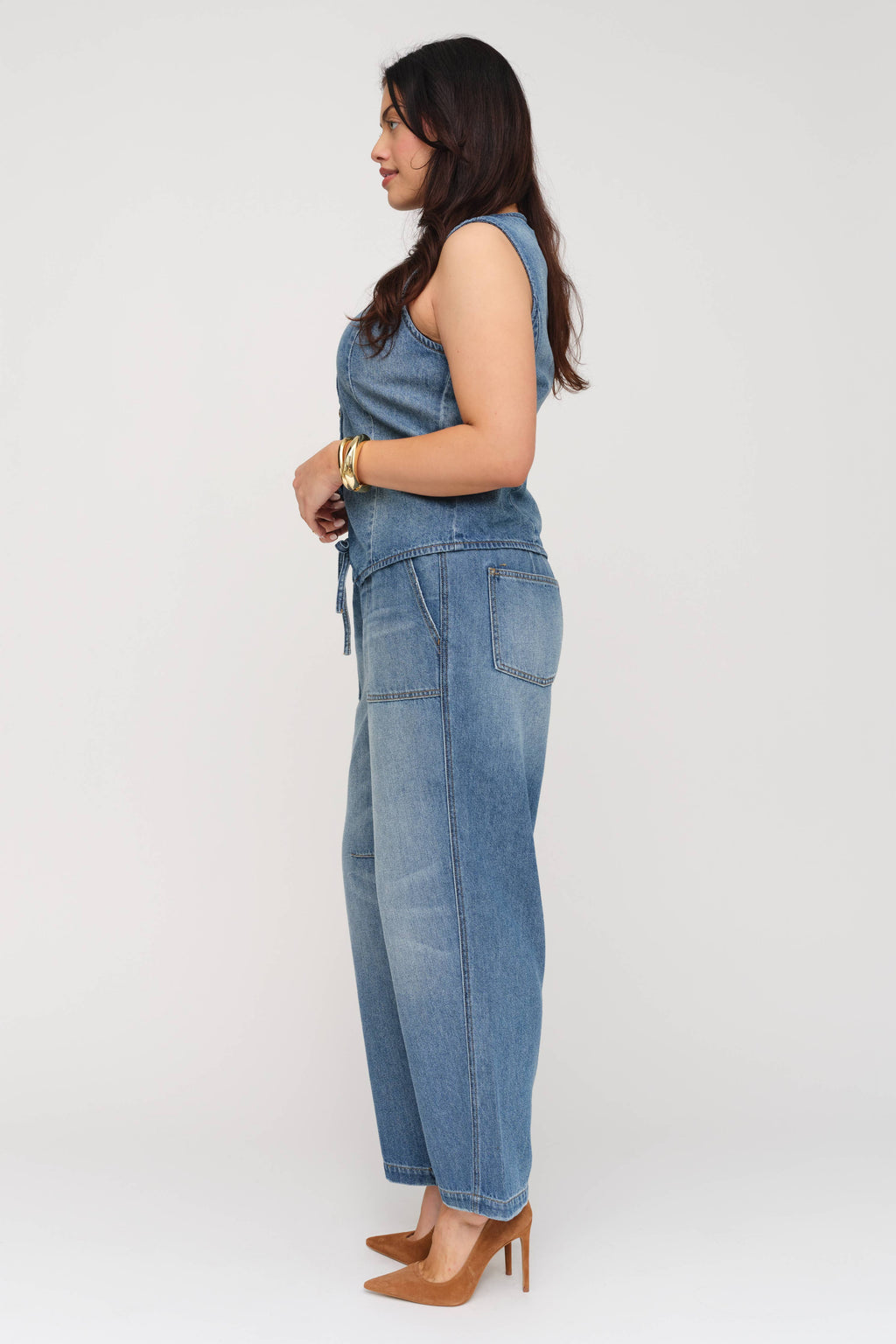 Willow High Rise Barrel Jean, Classic Vintage