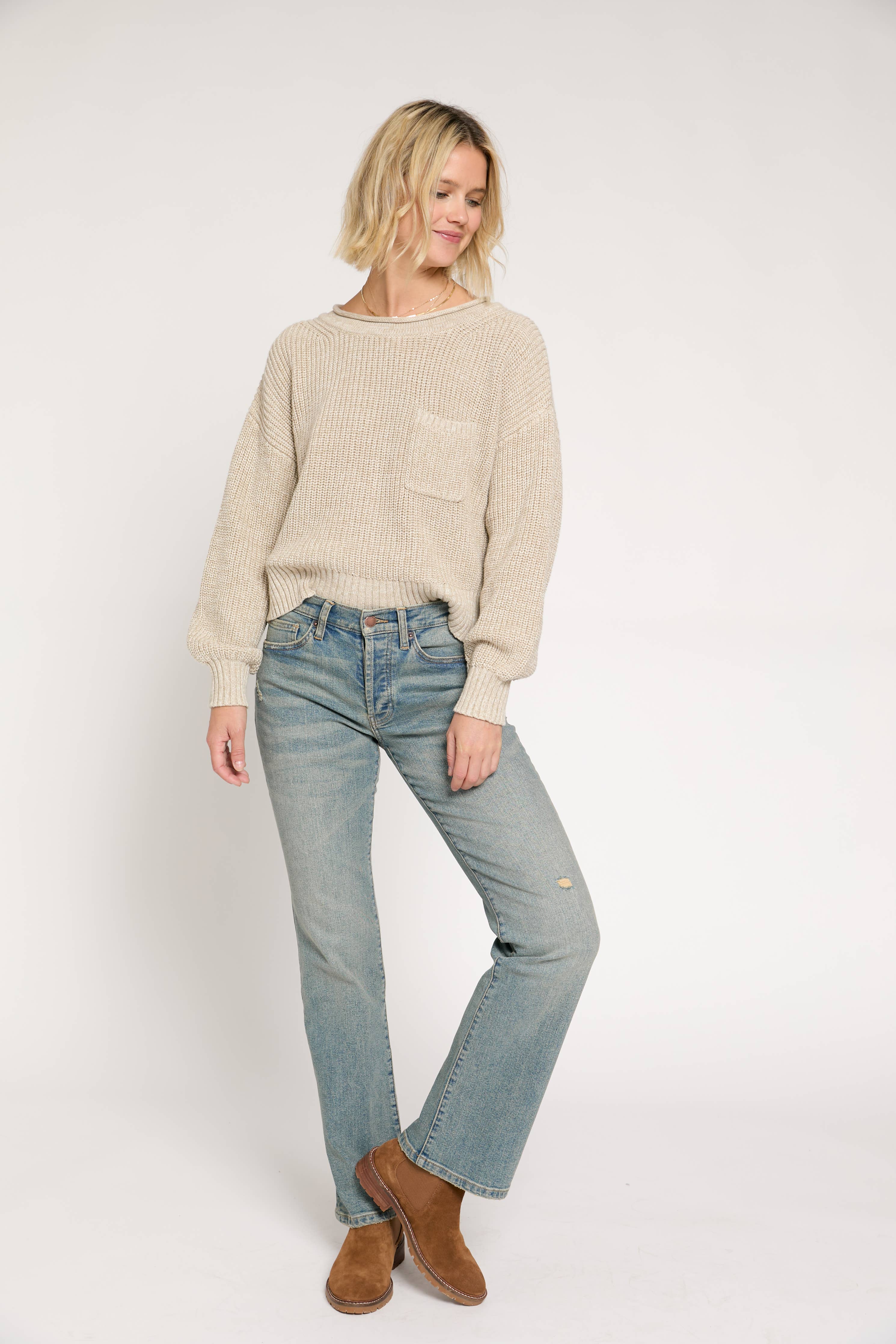 Stanley Mid Rise Bootcut Jean | 4-Year Vintage