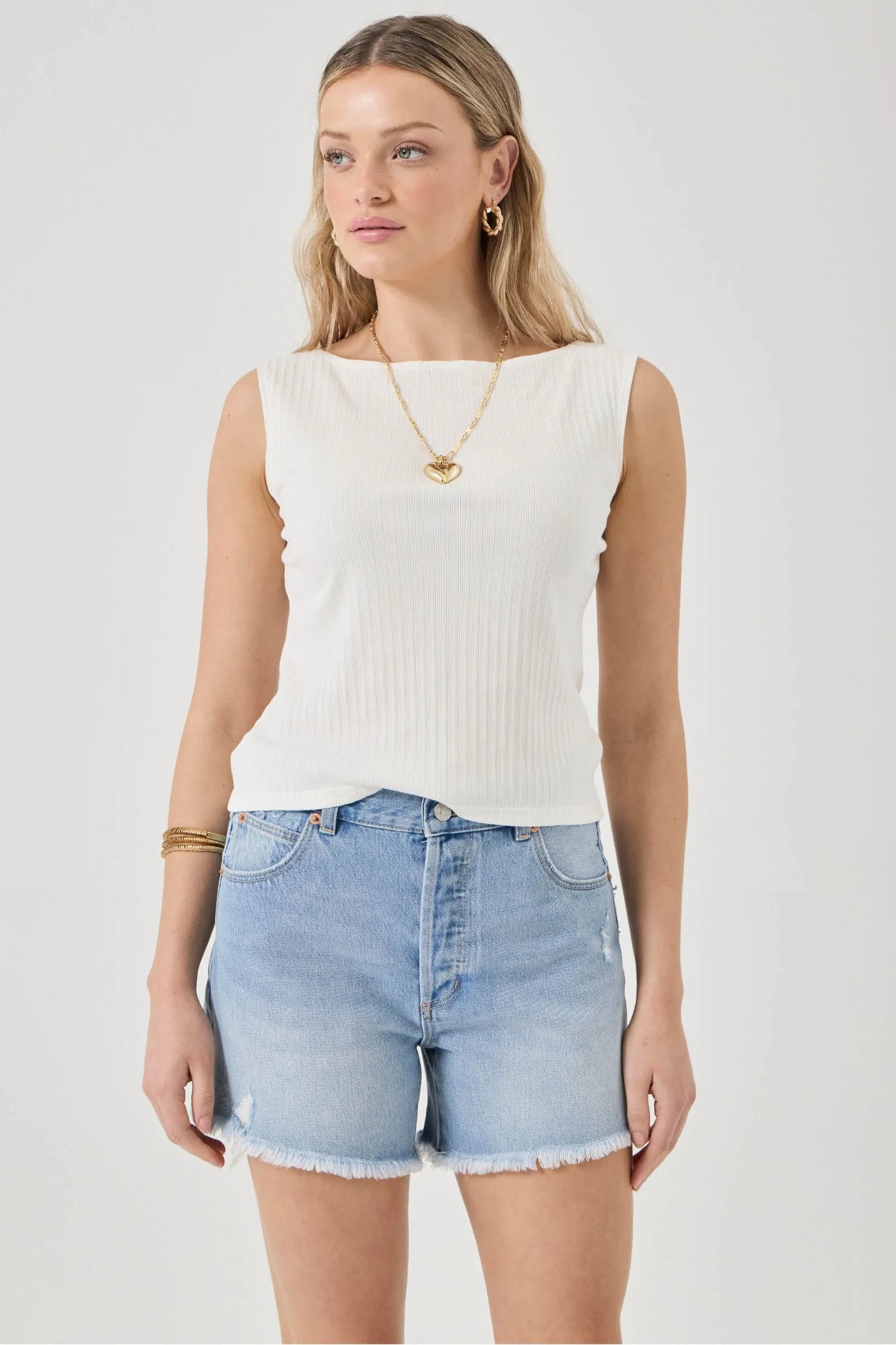 Lou Denim Shorts | Sunshine Blue