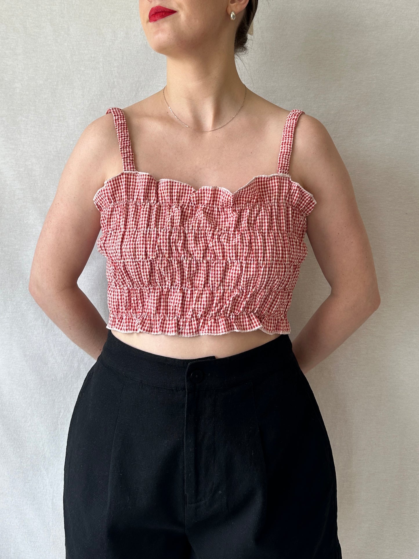 Mercury Vichy Top | Checkered