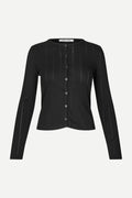 Sajunes Long Sleeve Cardigan | Black