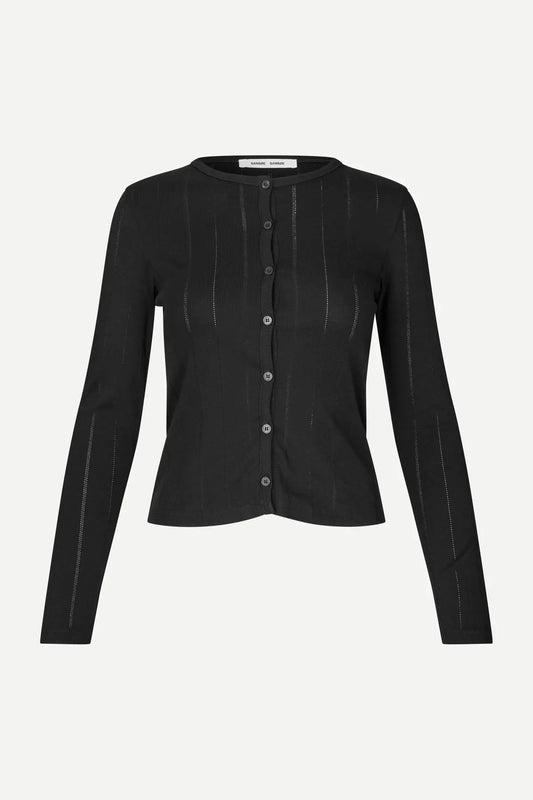 Sajunes Long Sleeve Cardigan | Black