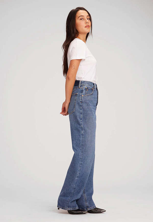 Jett High Rise Arched Leg | Gold Rush