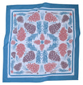 Pine Cone Bandana - 100% Cotton - Woodland - Blue/Green