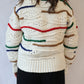 Candela Macarame Sweater | Multicolor
