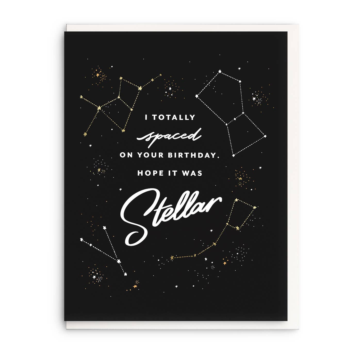 Stellar - Belated Birthday Greeting Card