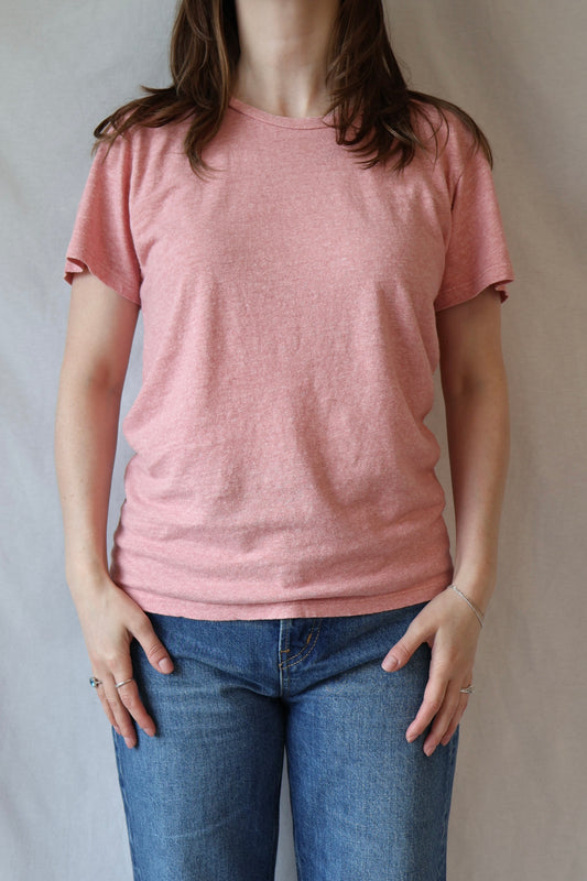 Heathered Lorel Tee | Rose Water